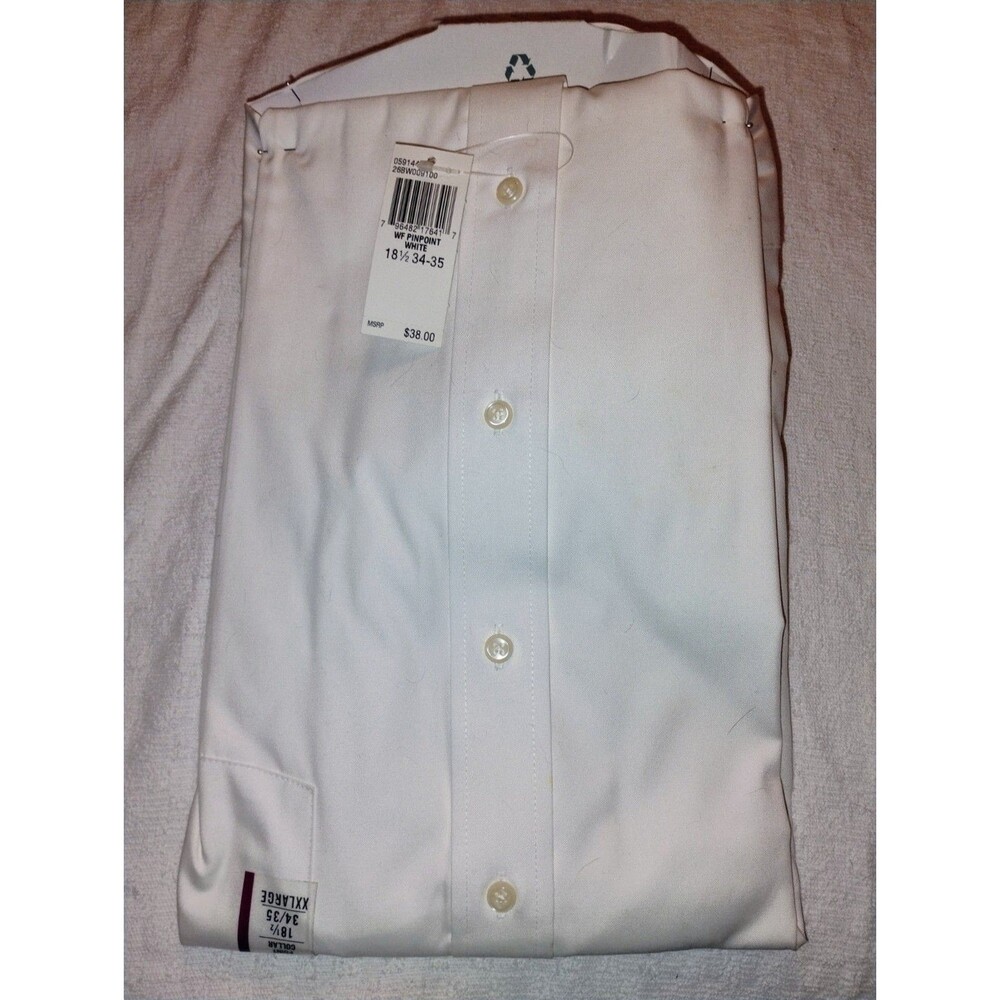 Arrow White Short-Sleeve Shirt Size 18 1/2 XX Large W/ Tag - Picture 3 of 4